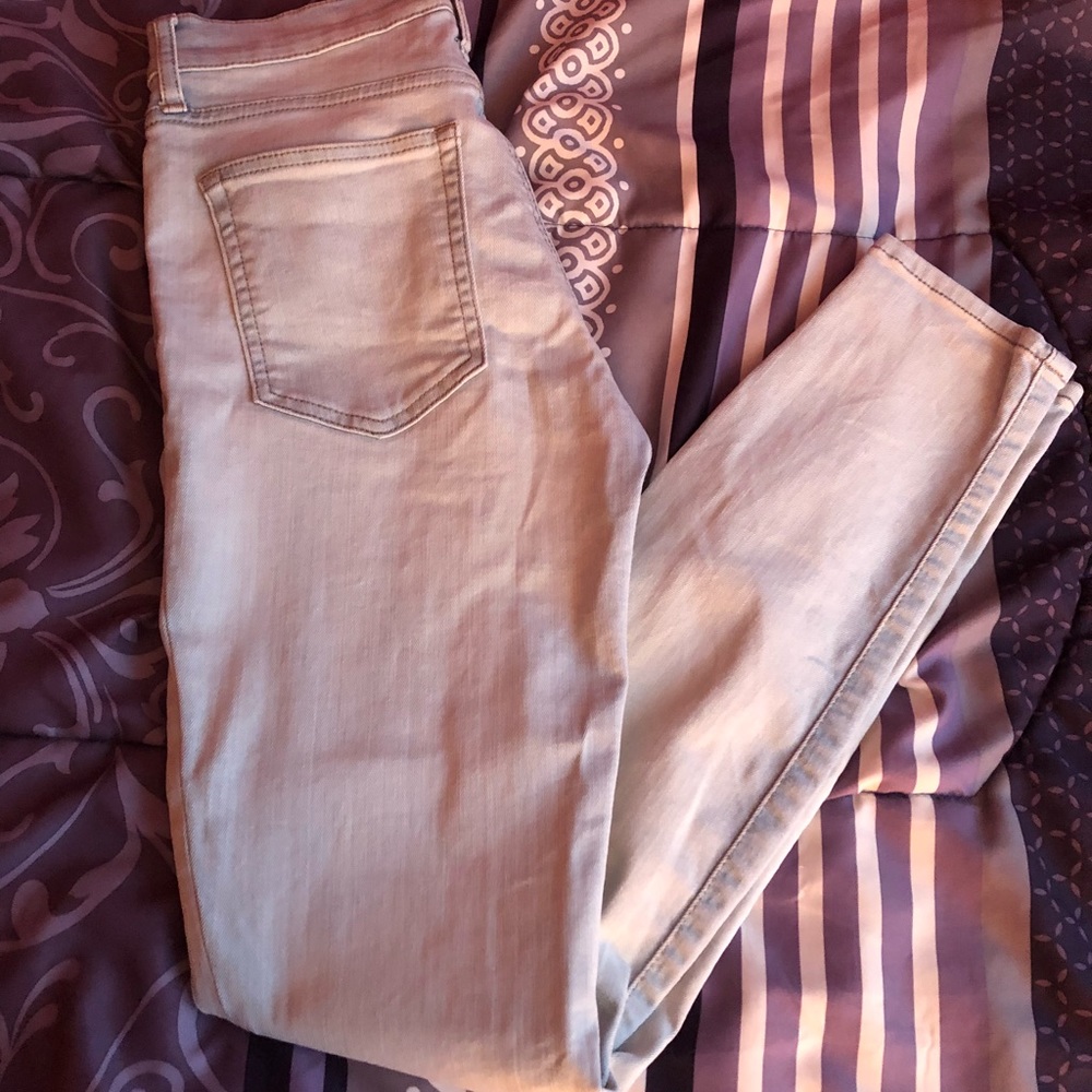 Gap light blue skinny high rise jeans
